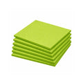 Acoustic Foams| 12 x 12 Pet Acoustic Panels| 12 MM Soundproofing Foam for Wall Studio Foam Tiles (Green, Pack of 6)