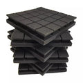 12x 12 x 2 Inch Acoustic Foam Panels for Sound Absorption – High Density Soundproof Foam Panels for Home Studio Pack of 6