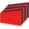 Acoustic Foams | Acoustic Panel Sheet |6x3 Ft. Sound Proof Foam for Wall (Pack of 6, Red & Black)