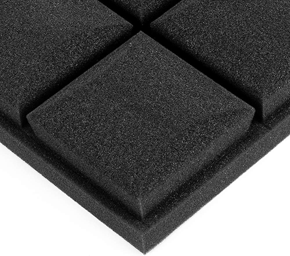 6x3 Ft. Acoustic Foams |Black Acoustic Panels| High Density Sound Proof Foam (Pack of 1)
