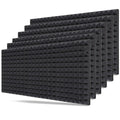 6x3 Ft. Acoustic Foams |Sound Proof Foam for Wall | Acoustic Panel Sheet (Pack of 6, Black)
